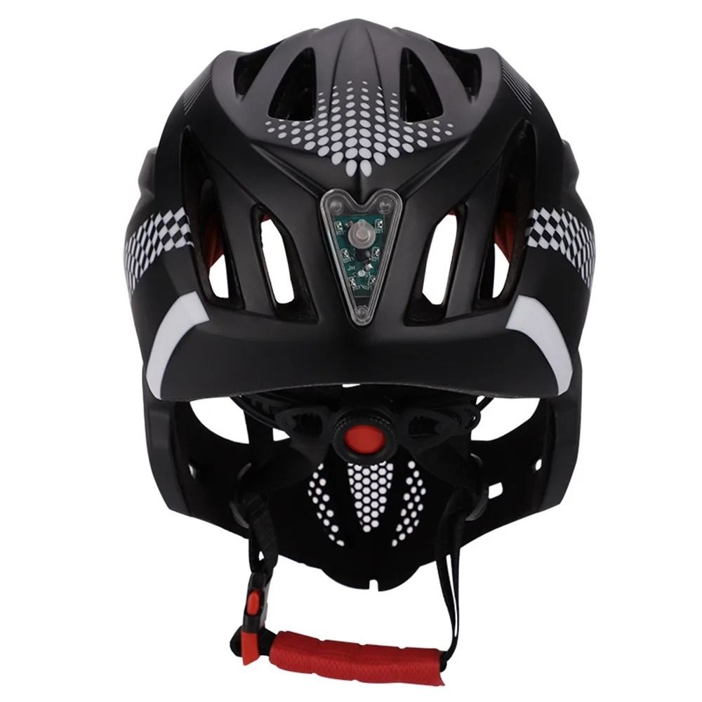 Kids Full Face Bike Helmet With LED Light Protective MTB Helmet For Children 9