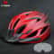 X TIGER Cycling Helmet With LED Light Ultralight MTB Bike Helmet With Goggles Visor 2