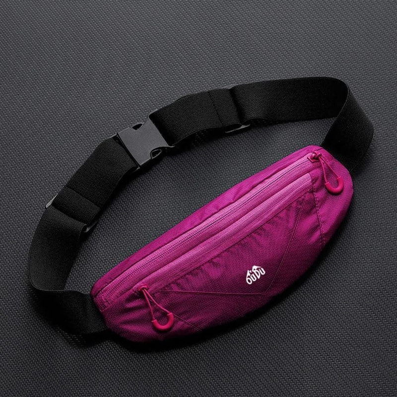 KoKossi Running Waist Bag Double Zipper Sports Waist Belt Pack For Phone And Essentials 2
