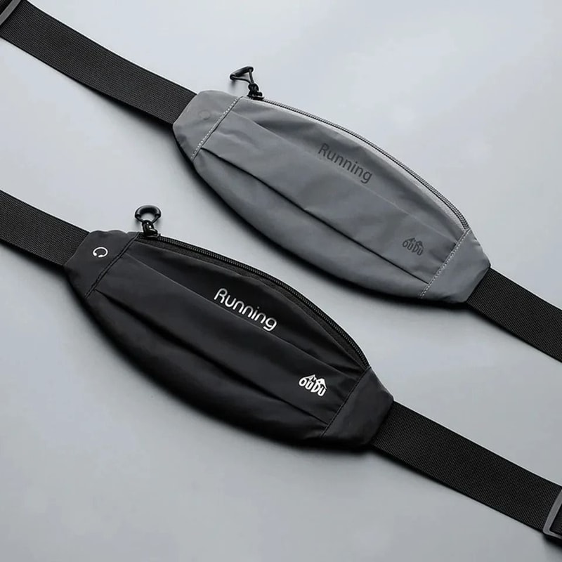Reflective Running Waist Bag Waterproof Sports Waist Belt Pack Phone Holder For Men And Women 8