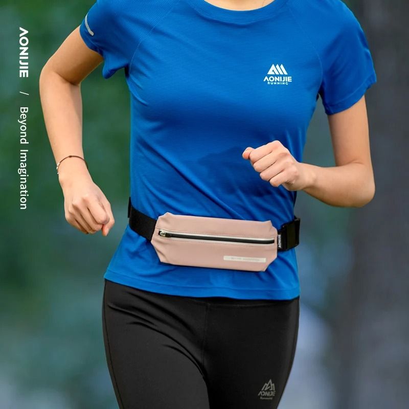 AONIJIE Running Waist Pack Lightweight Sports Waist Belt Bag For Jogging And Outdoor Fitness 6