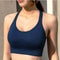 Womens Padded Sports Bra Breathable Wirefree Workout Bra Push Up Fitness Top 10