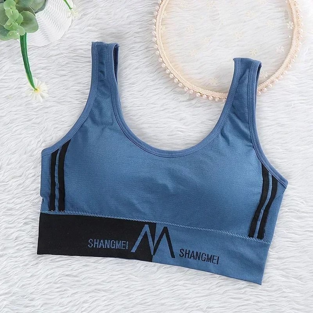 Womens Seamless Sports Bra Push Up Yoga Gym Crop Top Comfortable Fitness Bra 3