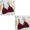 Womens Lace Bralette Bra Wirefree Deep V Lace Bra Soft Padded Triangle Cup Bralette 6