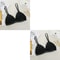 Womens Lace Bralette Bra Wirefree Deep V Lace Bra Soft Padded Triangle Cup Bralette 4