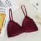 Womens Lace Bralette Bra Wirefree Deep V Lace Bra Soft Padded Triangle Cup Bralette 3
