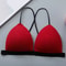 Womens Front Closure Push Up Bra Seamless Deep V Bralette Soft Comfort Lingerie 3