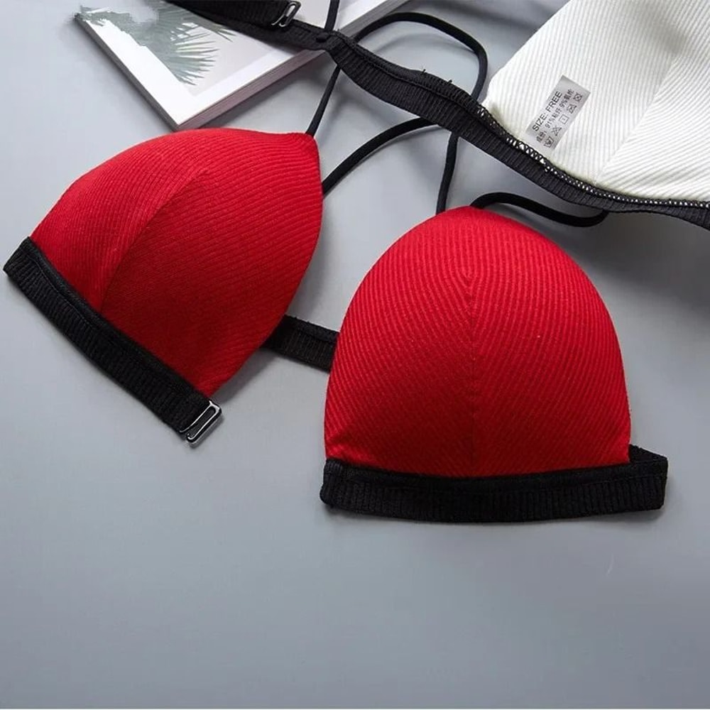 Womens Front Closure Push Up Bra Seamless Deep V Bralette Soft Comfort Lingerie 7