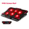 COOLCOLD Gaming Laptop Cooling Pad Six Fan Laptop Cooler Stand With LED Display 1