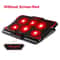 COOLCOLD Gaming Laptop Cooling Pad Six Fan Laptop Cooler Stand With LED Display 2