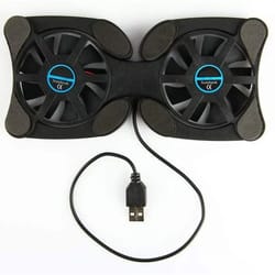 portable foldable laptop cooling pad dual fan mini laptop cooler usb notebook cooling stand