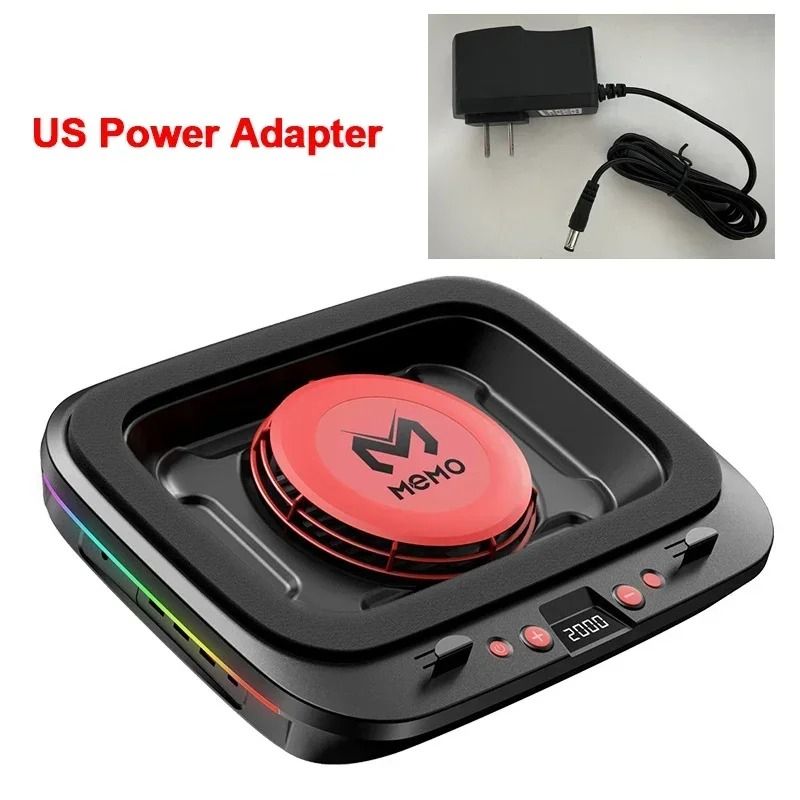 MEMO FL08 Gaming Laptop Cooling Pad Adjustable Laptop Cooler Stand Powerful Fan Cooling Base 1