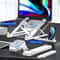 Portable Adjustable Laptop Stand With Fan Ergonomic Laptop Cooling Stand Height Adjustable Work Ris 5