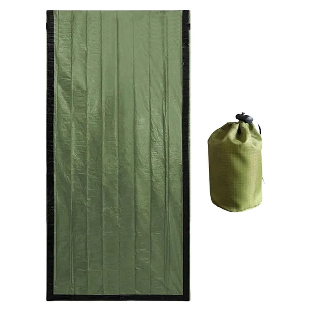 Portable Emergency Survival Sleeping Bag Waterproof Thermal Emergency Blanket Camping Safety Sleepi 1