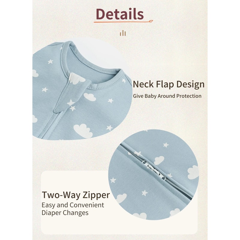 INSULAR Baby Sleeping Bag Cotton Newborn Swaddle Blanket Breathable Infant Sleep Sack 13