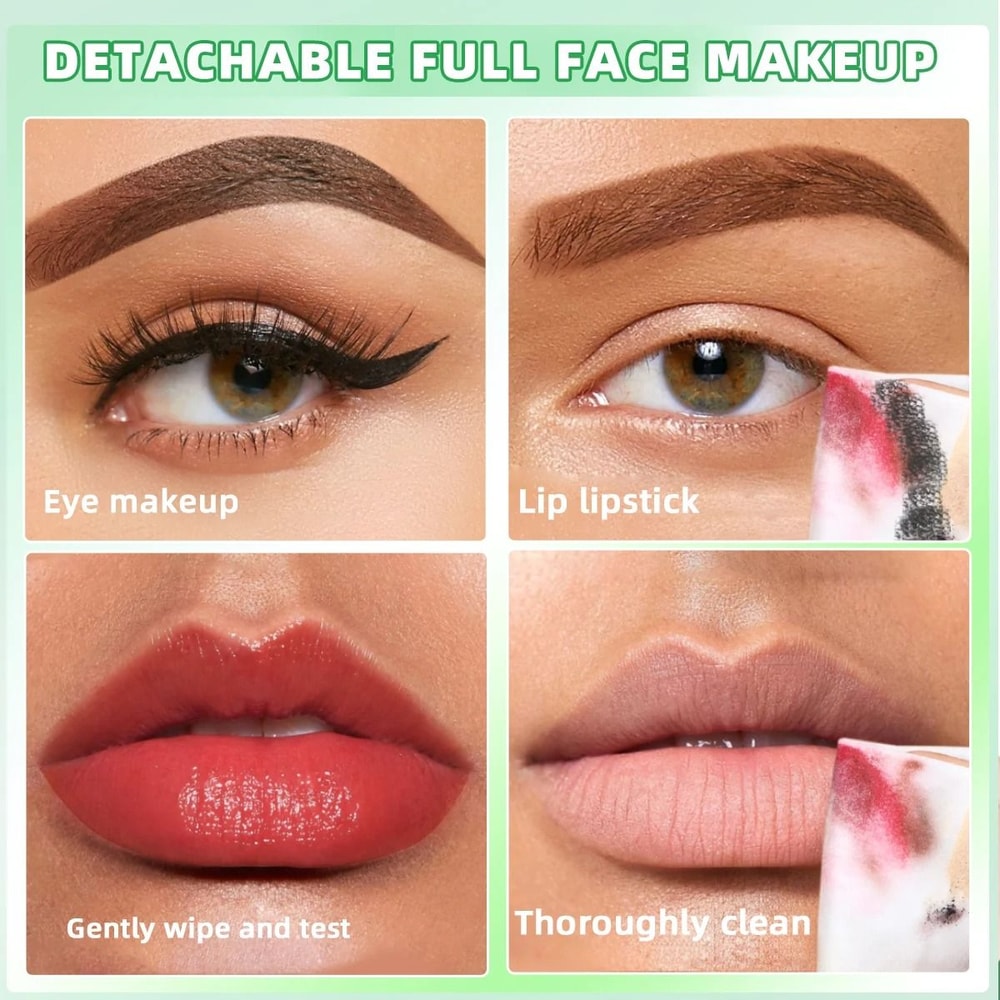 Gentle Makeup Remover Wipes Portable Facial Makeup Remover Wipes Individually Wrapped Cleansing Wip 3