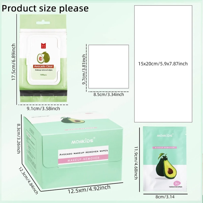 Gentle Makeup Remover Wipes Portable Facial Makeup Remover Wipes Individually Wrapped Cleansing Wip 5