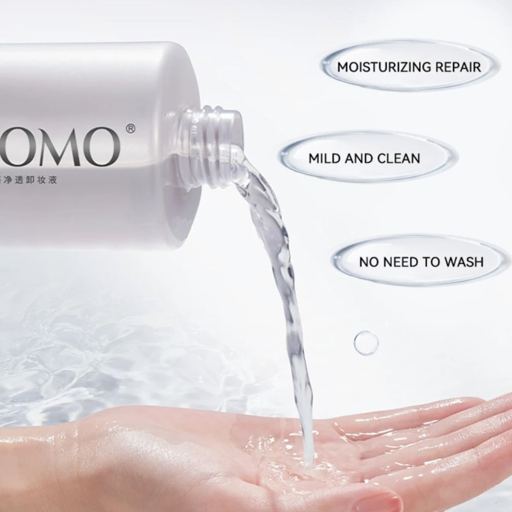 GECOMO Hyaluronic Acid Makeup Remover 3 In 1 Eye Lip And Face Cleanser Gentle Sensitive Skin Makeup 2