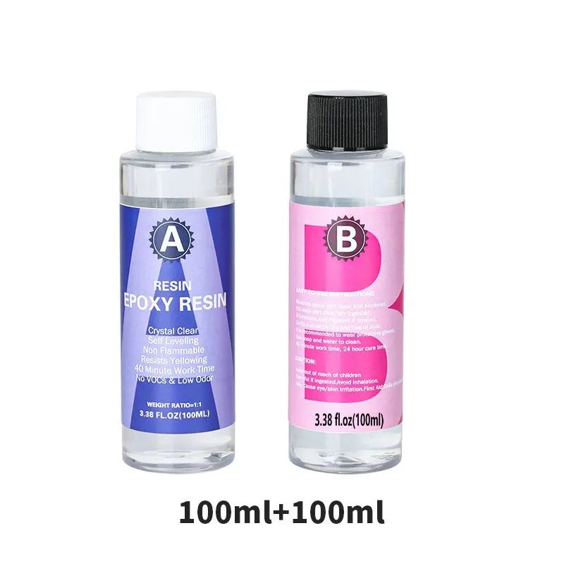 Crystal Clear Epoxy Resin Kit 1 To 1 High Gloss Art Resin Kit Bubble Free Casting Resin For DIY Cra 2