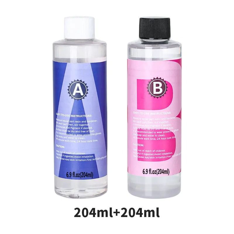 Crystal Clear Epoxy Resin Kit 1 To 1 High Gloss Art Resin Kit Bubble Free Casting Resin For DIY Cra 3