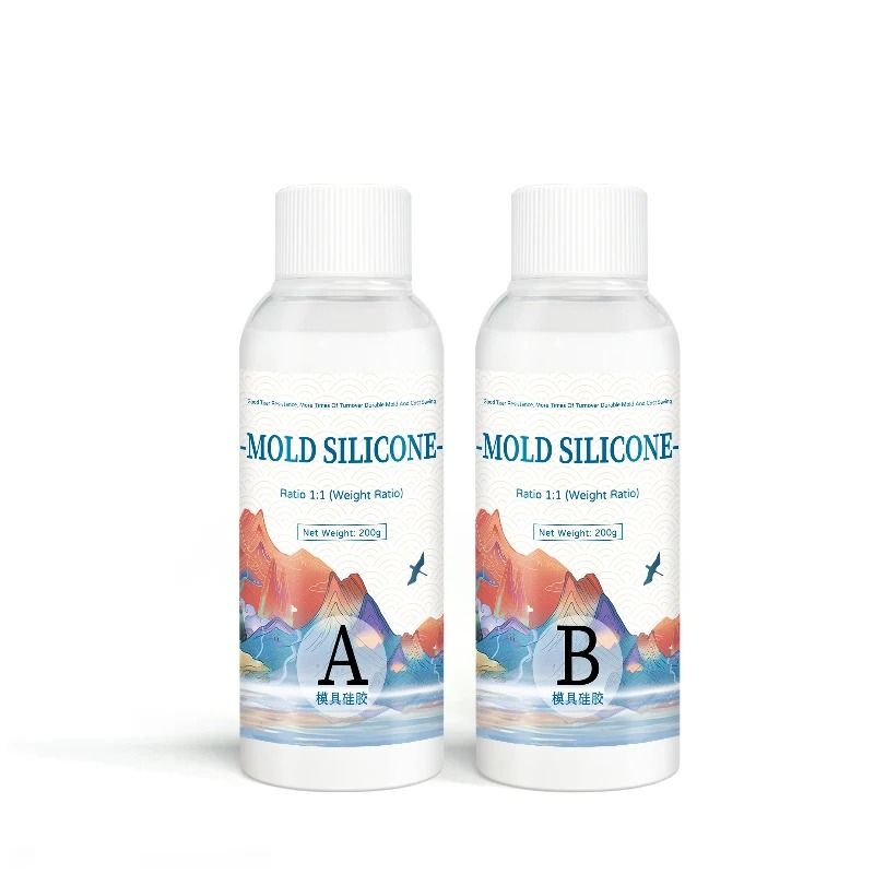 Fast Cure Silicone Mold Making Kit 1 To 1 Liquid Silicone Rubber DIY Mold Making Silicone For Craft 0