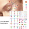 GlamPearl Self Adhesive Face Pearls Stick On Face Gem Stickers Makeup Rhinestone Pearl Set 10