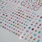 StarGlow Face Gem Stickers Laser Sparkle Rhinestone Face Stickers Stars Heart Moon Makeup Gems 14