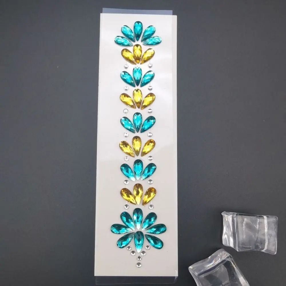 CrystalVibe Festival Face Gem Stickers 3D Rhinestone Face Jewels EDM Forehead And Body Gems 11