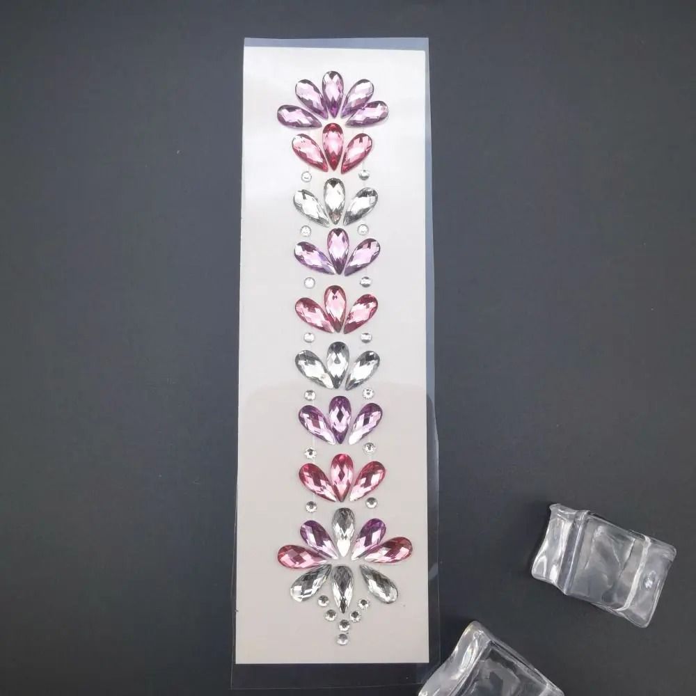 CrystalVibe Festival Face Gem Stickers 3D Rhinestone Face Jewels EDM Forehead And Body Gems 13