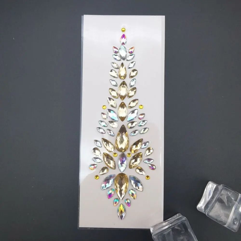 CrystalVibe Festival Face Gem Stickers 3D Rhinestone Face Jewels EDM Forehead And Body Gems 1