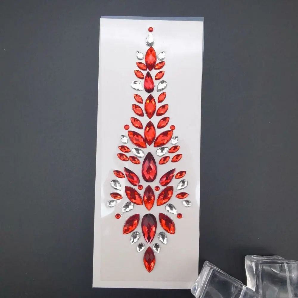 CrystalVibe Festival Face Gem Stickers 3D Rhinestone Face Jewels EDM Forehead And Body Gems 4