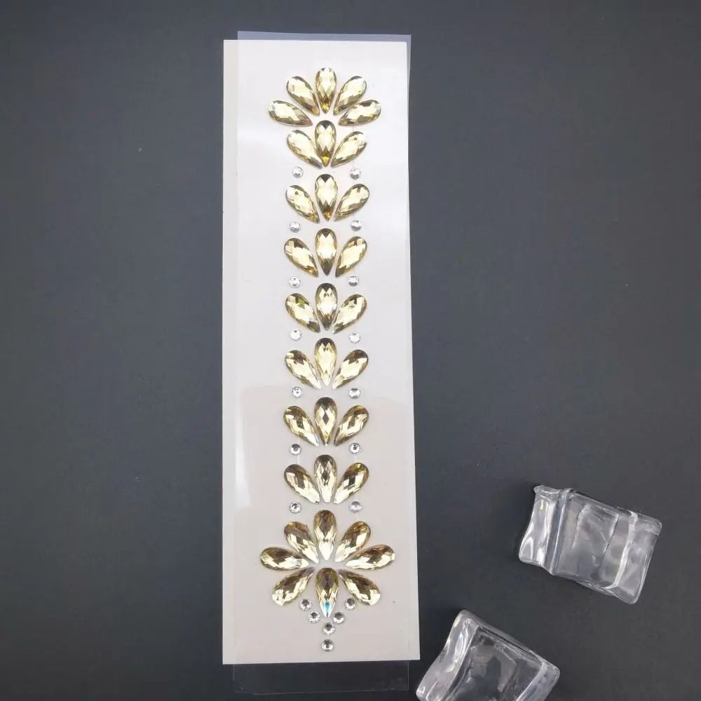 CrystalVibe Festival Face Gem Stickers 3D Rhinestone Face Jewels EDM Forehead And Body Gems 6