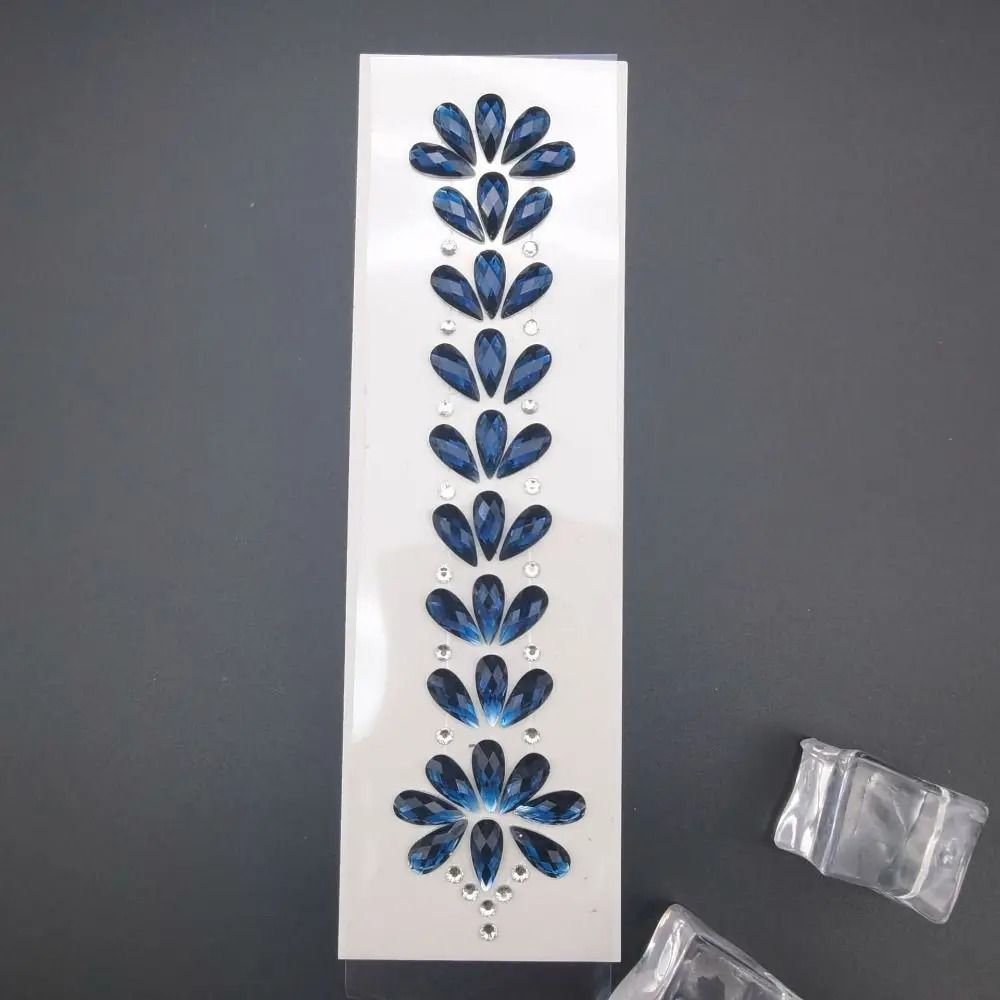 CrystalVibe Festival Face Gem Stickers 3D Rhinestone Face Jewels EDM Forehead And Body Gems 7