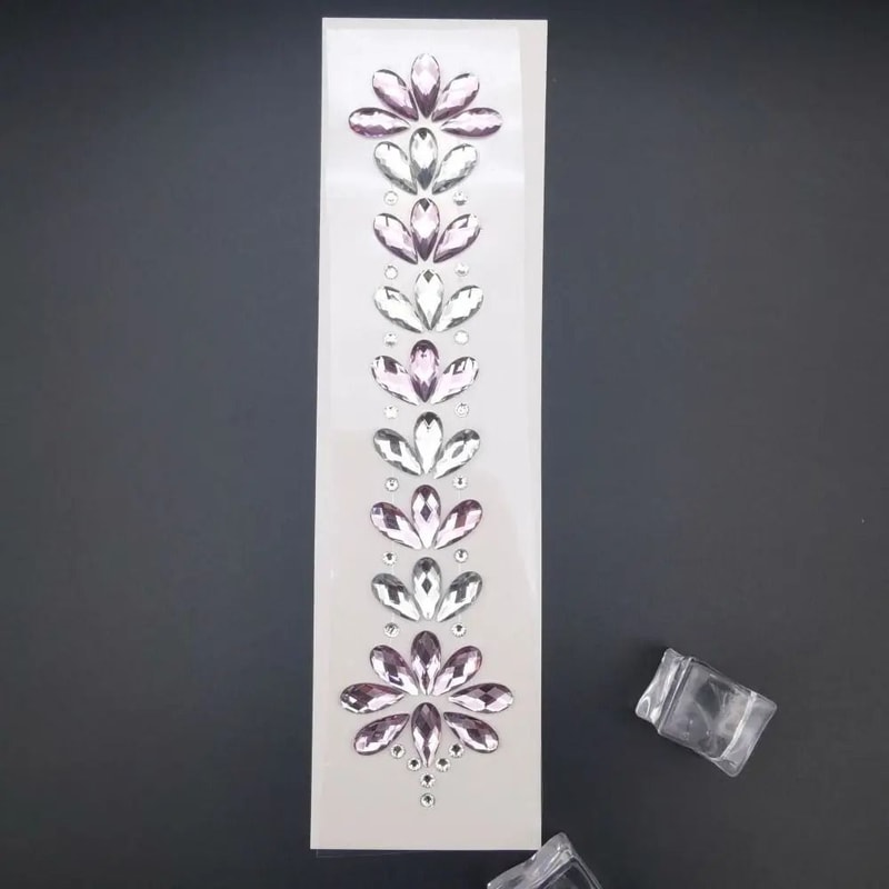 CrystalVibe Festival Face Gem Stickers 3D Rhinestone Face Jewels EDM Forehead And Body Gems 14
