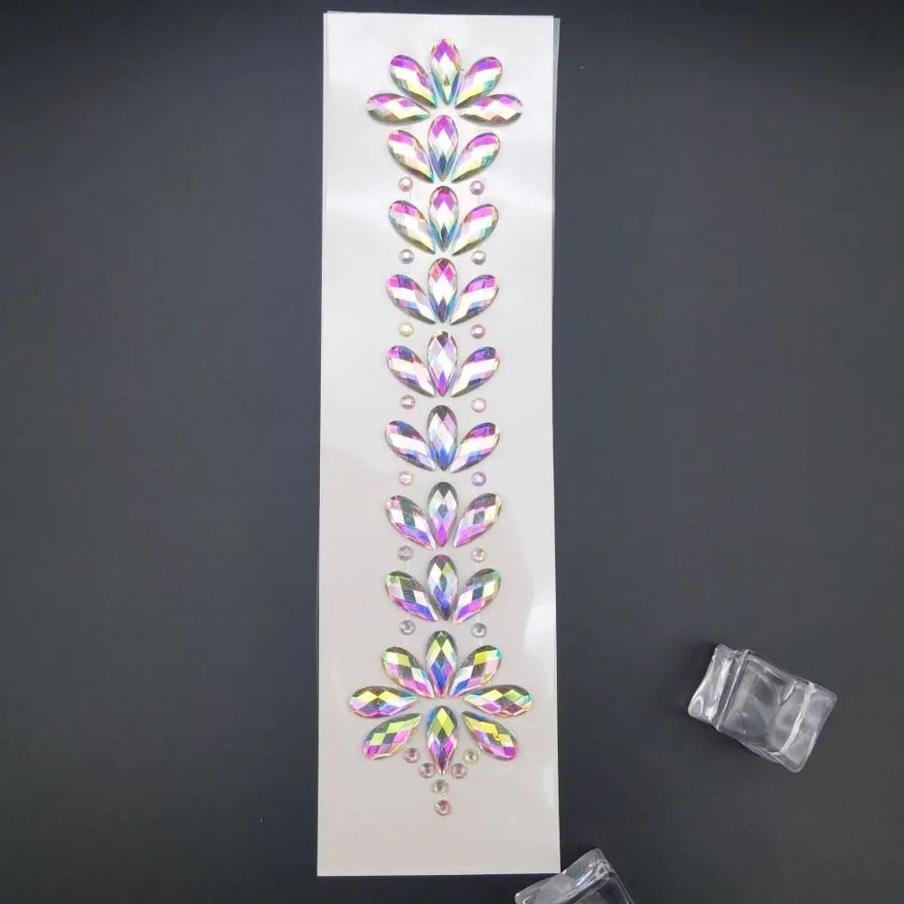 CrystalVibe Festival Face Gem Stickers 3D Rhinestone Face Jewels EDM Forehead And Body Gems 19
