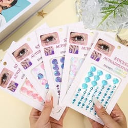 mermaidglow mermaid face gems 3d crystal face gem stickers shell diamond body art