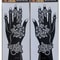 ElegantArt Henna Tattoo Stencil Set Reusable Mehndi Tattoo Stencils Hand Body Painting Templates 11