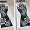 ElegantArt Henna Tattoo Stencil Set Reusable Mehndi Tattoo Stencils Hand Body Painting Templates 3