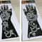 ElegantArt Henna Tattoo Stencil Set Reusable Mehndi Tattoo Stencils Hand Body Painting Templates 5