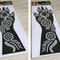ElegantArt Henna Tattoo Stencil Set Reusable Mehndi Tattoo Stencils Hand Body Painting Templates 7