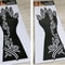 ElegantArt Henna Tattoo Stencil Set Reusable Mehndi Tattoo Stencils Hand Body Painting Templates 8