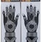 ElegantArt Henna Tattoo Stencil Set Reusable Mehndi Tattoo Stencils Hand Body Painting Templates 19