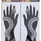 ElegantArt Henna Tattoo Stencil Set Reusable Mehndi Tattoo Stencils Hand Body Painting Templates 20