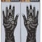 ElegantArt Henna Tattoo Stencil Set Reusable Mehndi Tattoo Stencils Hand Body Painting Templates 22
