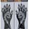 ElegantArt Henna Tattoo Stencil Set Reusable Mehndi Tattoo Stencils Hand Body Painting Templates 23