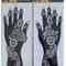 ElegantArt Henna Tattoo Stencil Set Reusable Mehndi Tattoo Stencils Hand Body Painting Templates 25