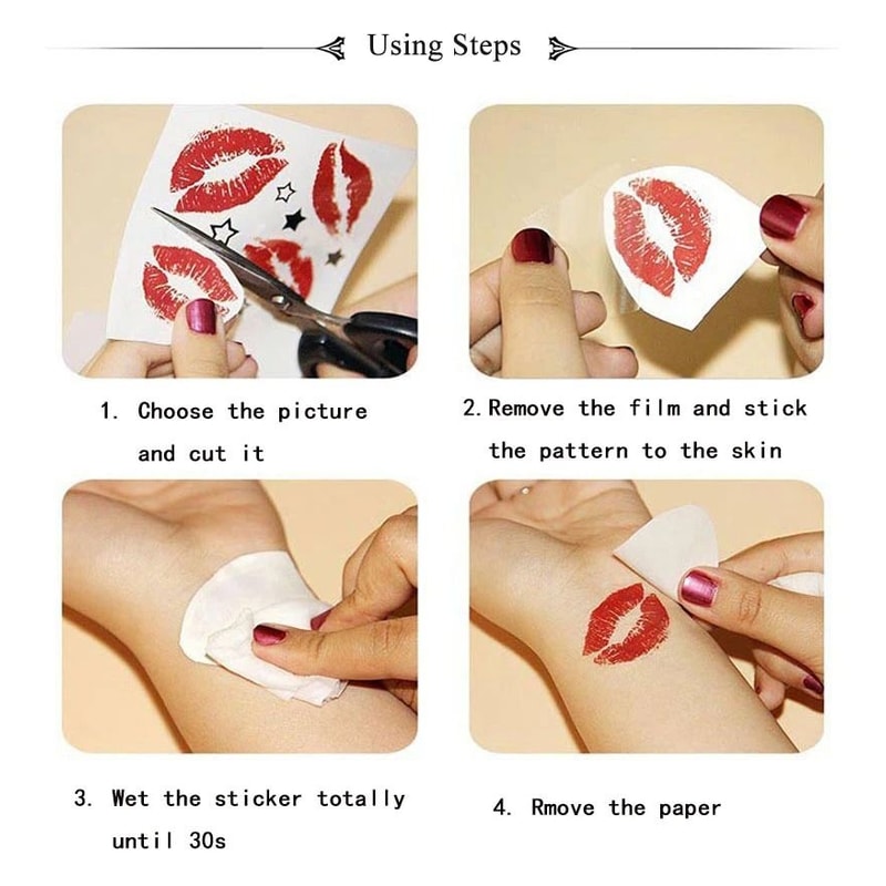 ElegantBloom Henna Tattoo Stickers Brown Temporary Mehndi Tattoos Floral Hand And Foot Body Art 13