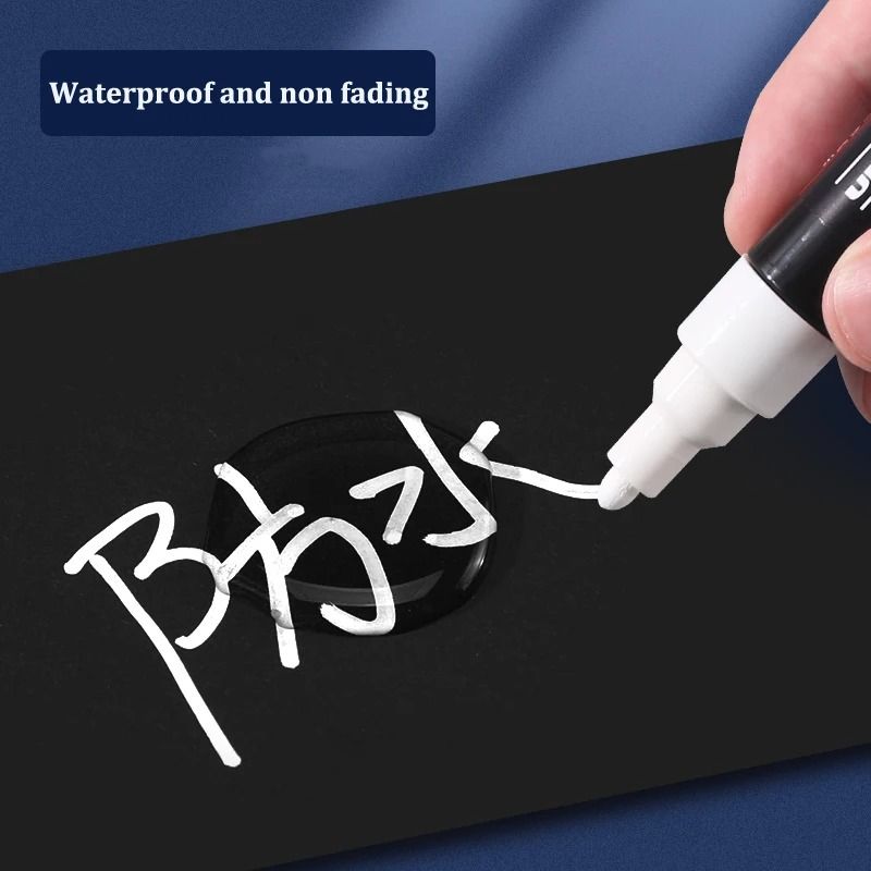 Uni Posca White Paint Marker Waterproof Acrylic Paint Pen For Art Posters Crafts And Design 4