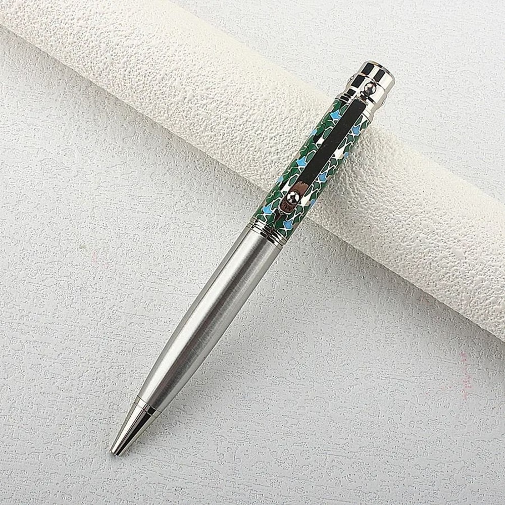 ExecutivePro Luxury Rollerball Pen Metal Business Writing Pen Blue Ink Office Gift Pen 4