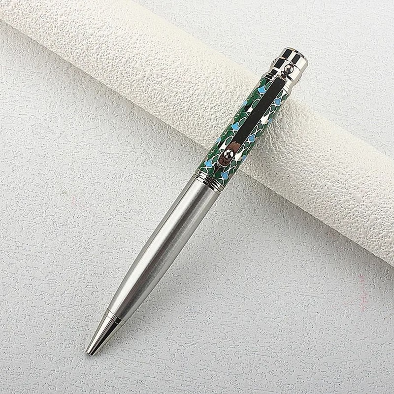 ExecutivePro Luxury Rollerball Pen Metal Business Writing Pen Blue Ink Office Gift Pen 4